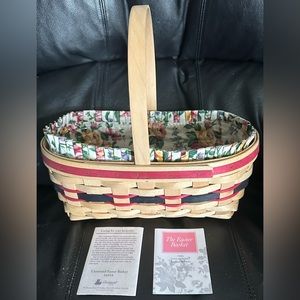 LONGABERGER 1994 LARGE EASTER BASKET SET/BRAND NEW!